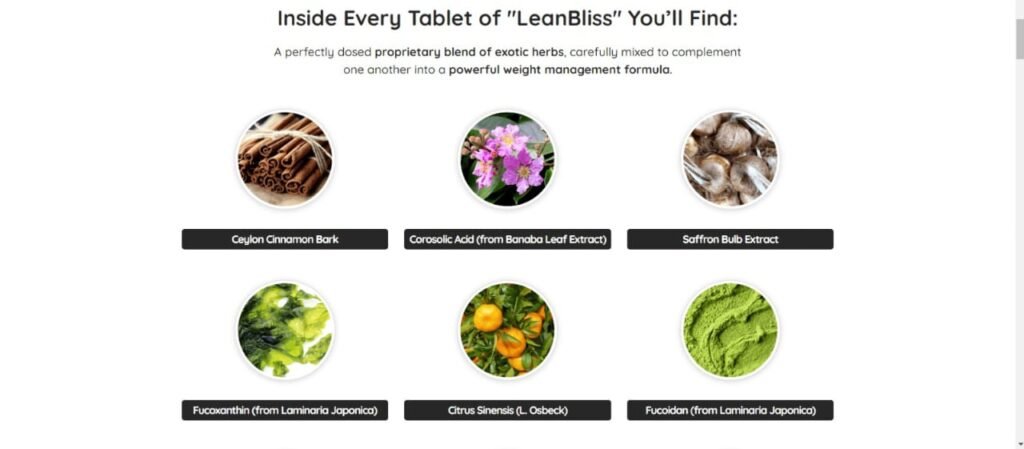 LeanBliss Weight Loss Solution 