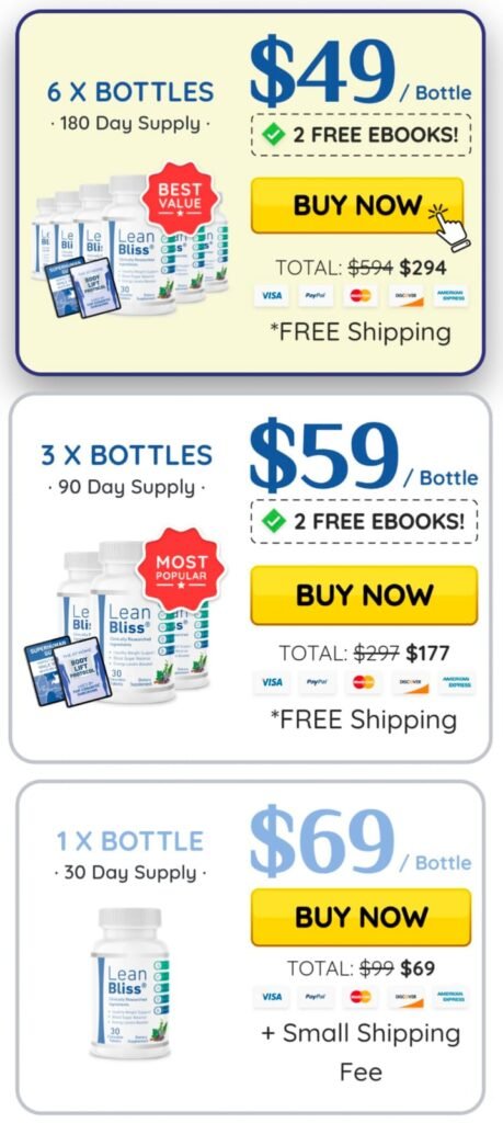 Pricing Options
LeanBliss